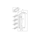 LG LRSC26911TT refrigerator door parts diagram