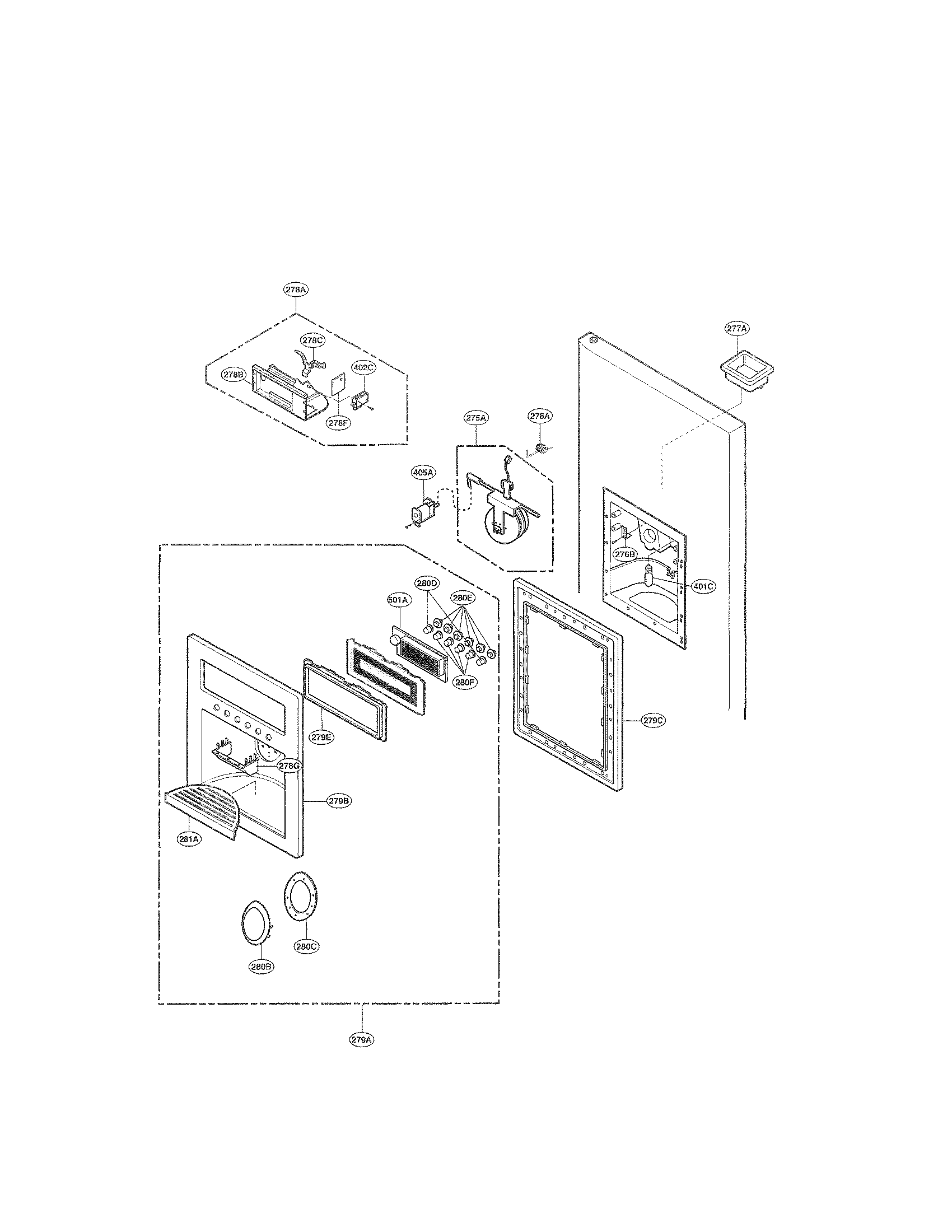 DISPENSER PARTS