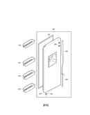 Freezer door parts