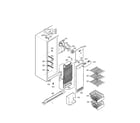 LG LRSC26911SW freezer compartment parts diagram