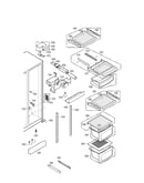 Refrigerator compartment parts