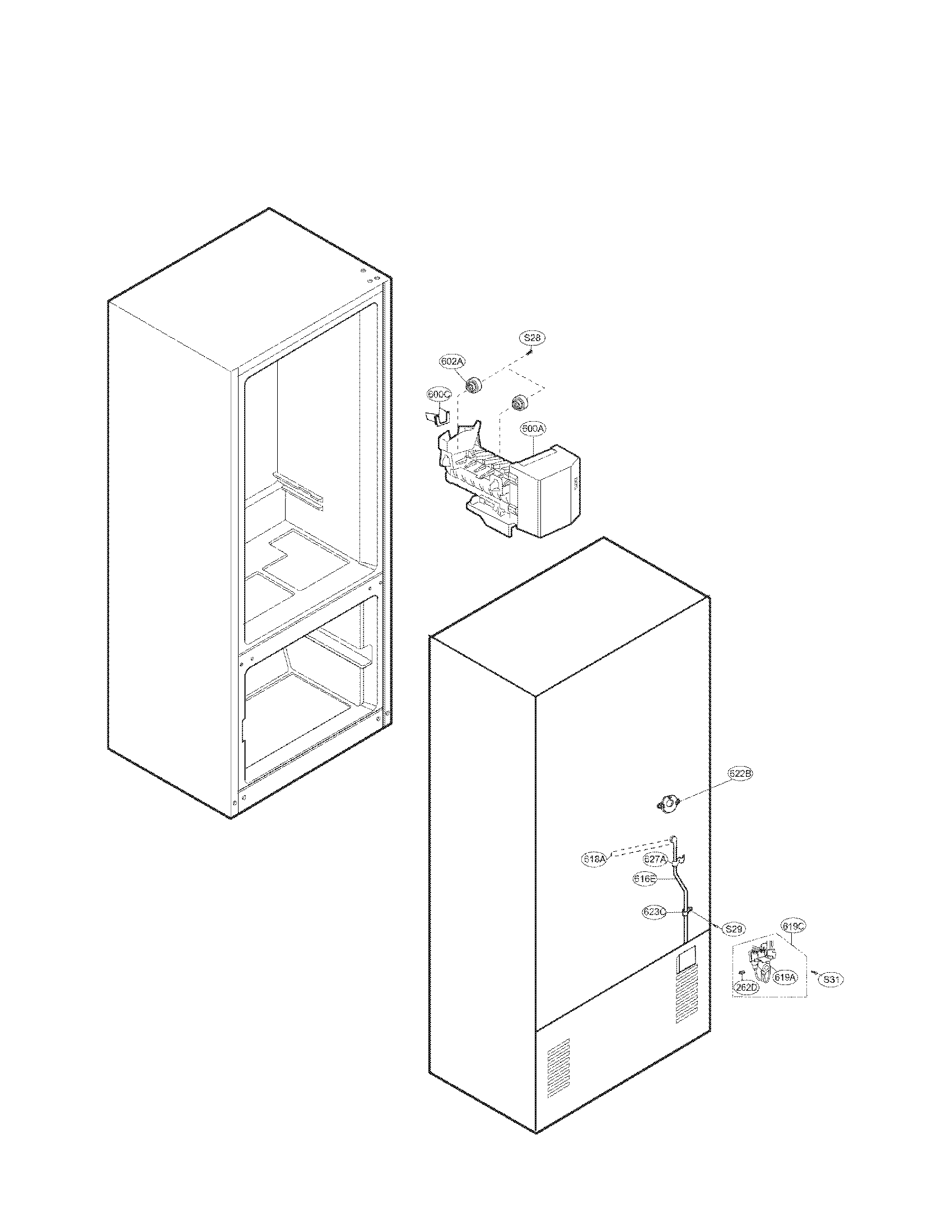 WATER AND ICEMAKER PARTS