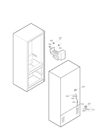 Water and icemaker parts