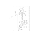 Goldstar MV1604ST01 latch board parts diagram