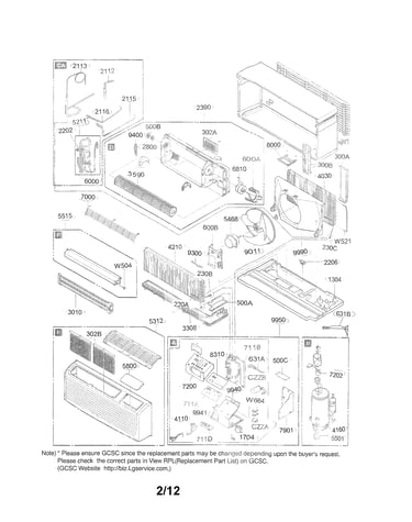 Exploded view parts