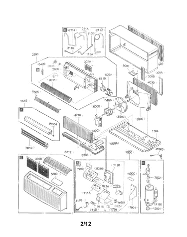 Exploded view parts