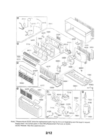 Exploded view parts