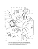 Drum and tub assembly parts