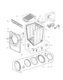Cabinet and door assembly parts