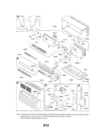 Exploded view parts