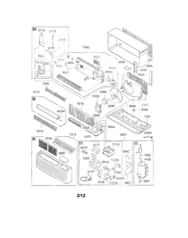 Exploded view parts