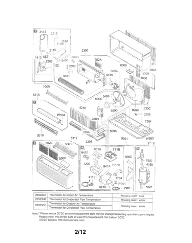 Exploded view parts