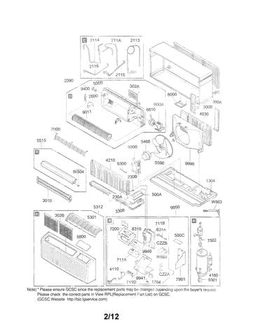 Exploded view parts