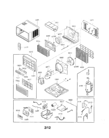 Exploded view parts