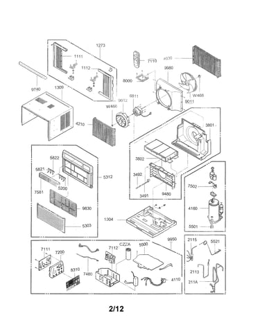 Exploded view parts