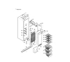 LG LSC27950ST freezer compartment parts diagram