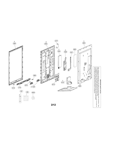 Exploded view parts