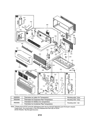 Exploded view parts