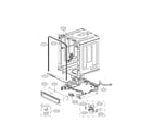 LG LDF8072ST exploded view parts ii diagram