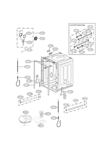 Tub assembly parts