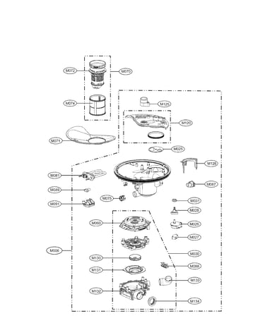 Sump assembly parts