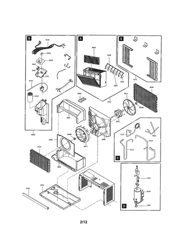Exploded view parts
