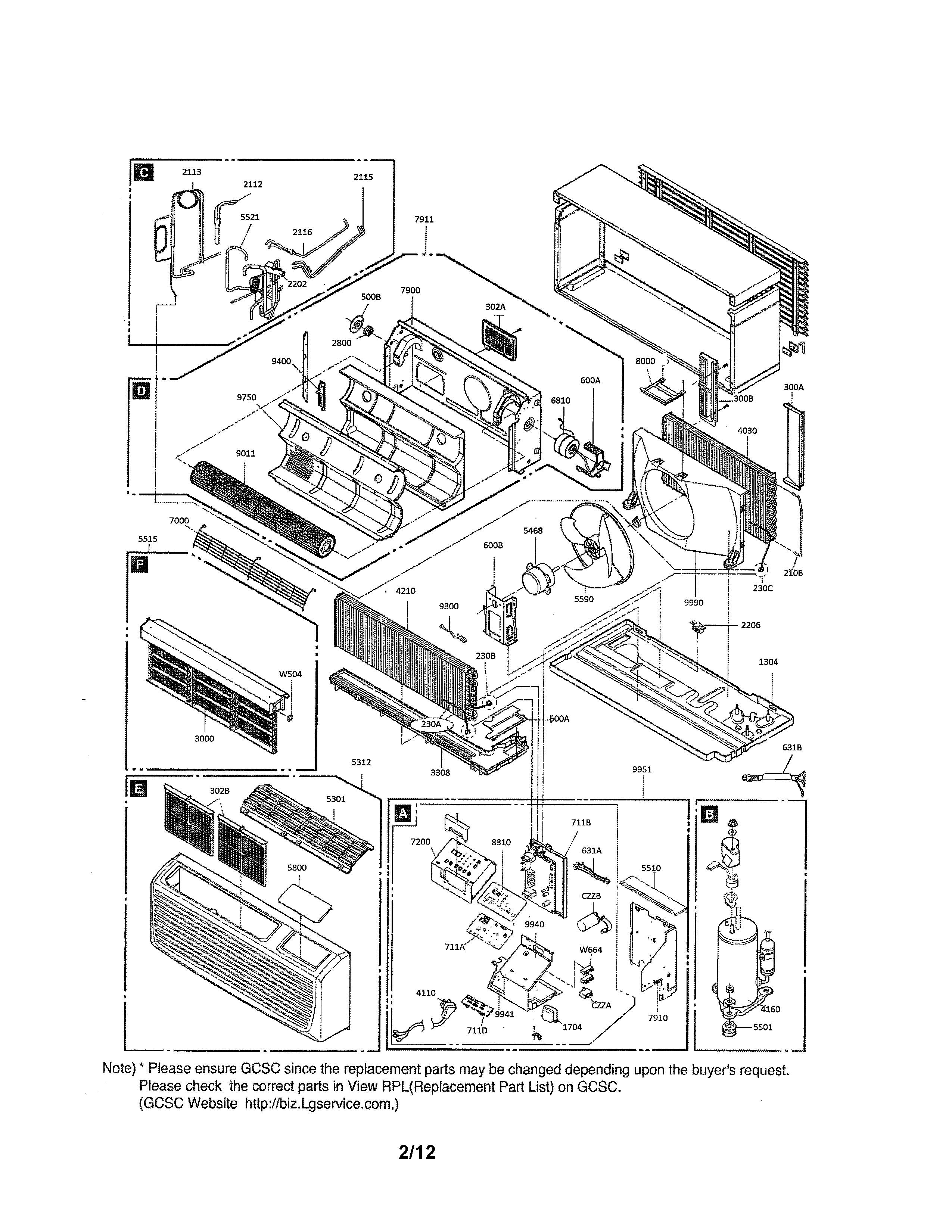 Exploded view parts