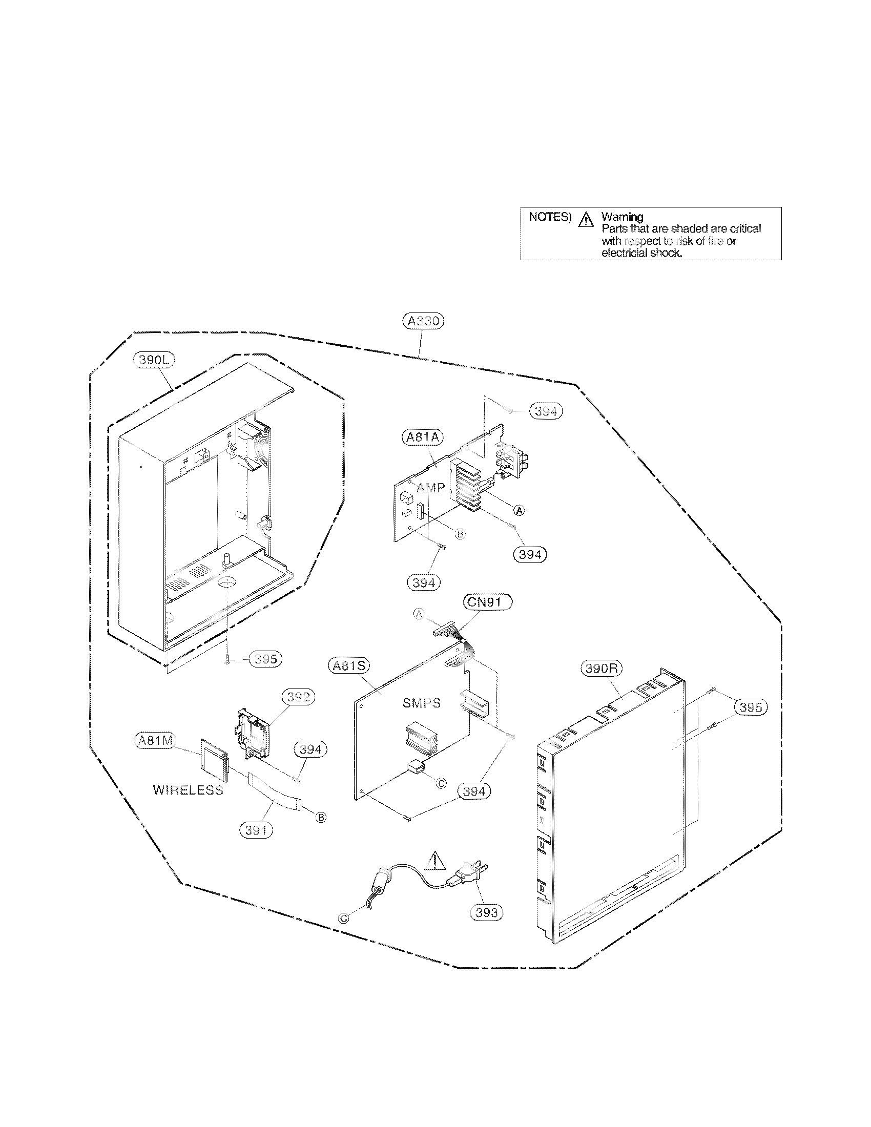 Wireless receiver parts