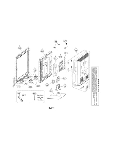 Exploded view parts