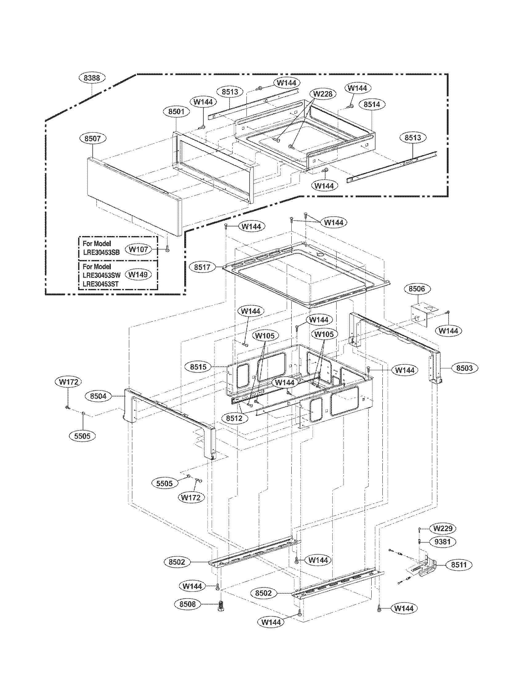 Drawer parts
