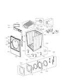 Cabinet and door assembly parts