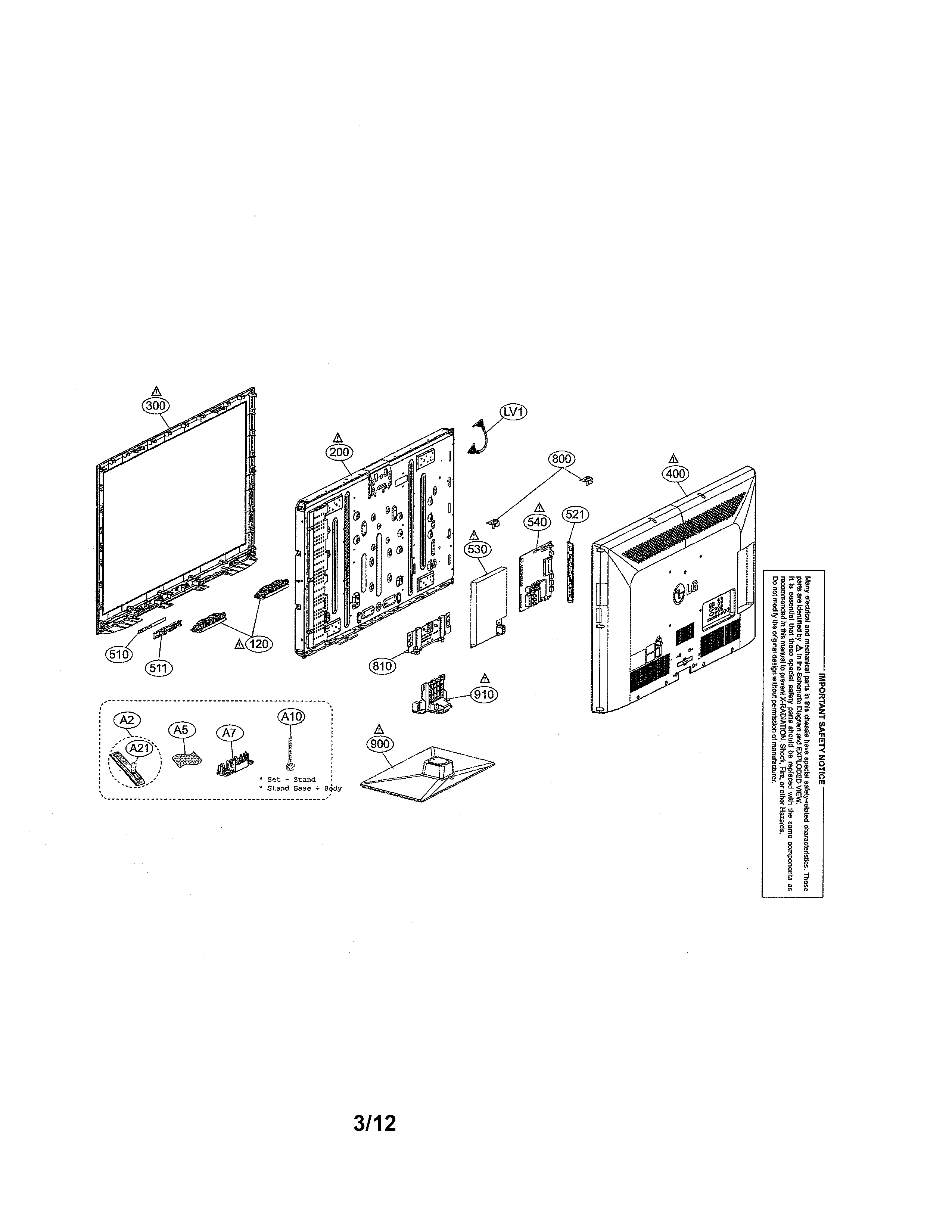 Exploded view part