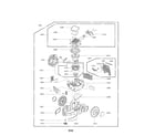 LG LCV900B base assembly parts diagram