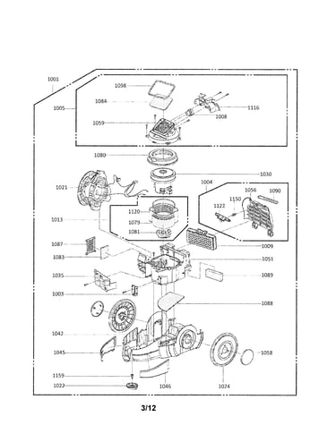 Base assembly parts