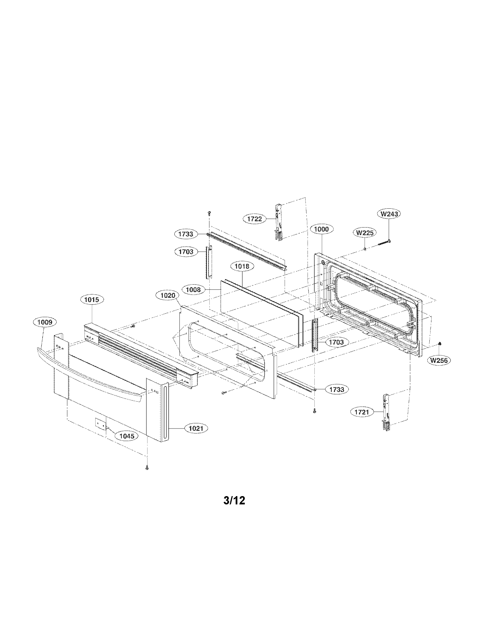 Upper door parts