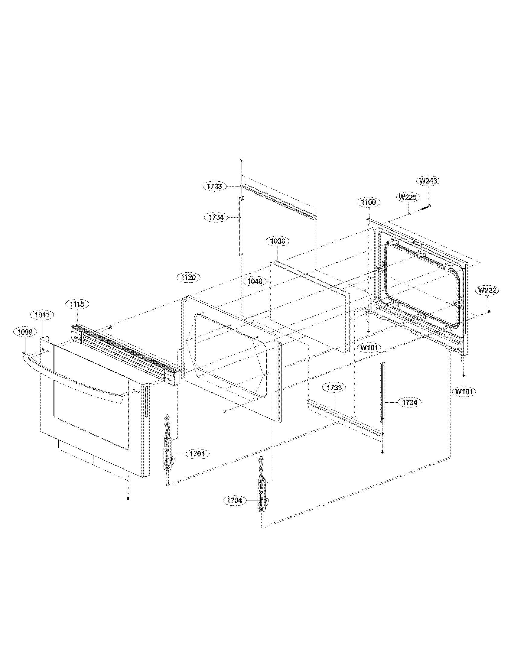 Lower door parts