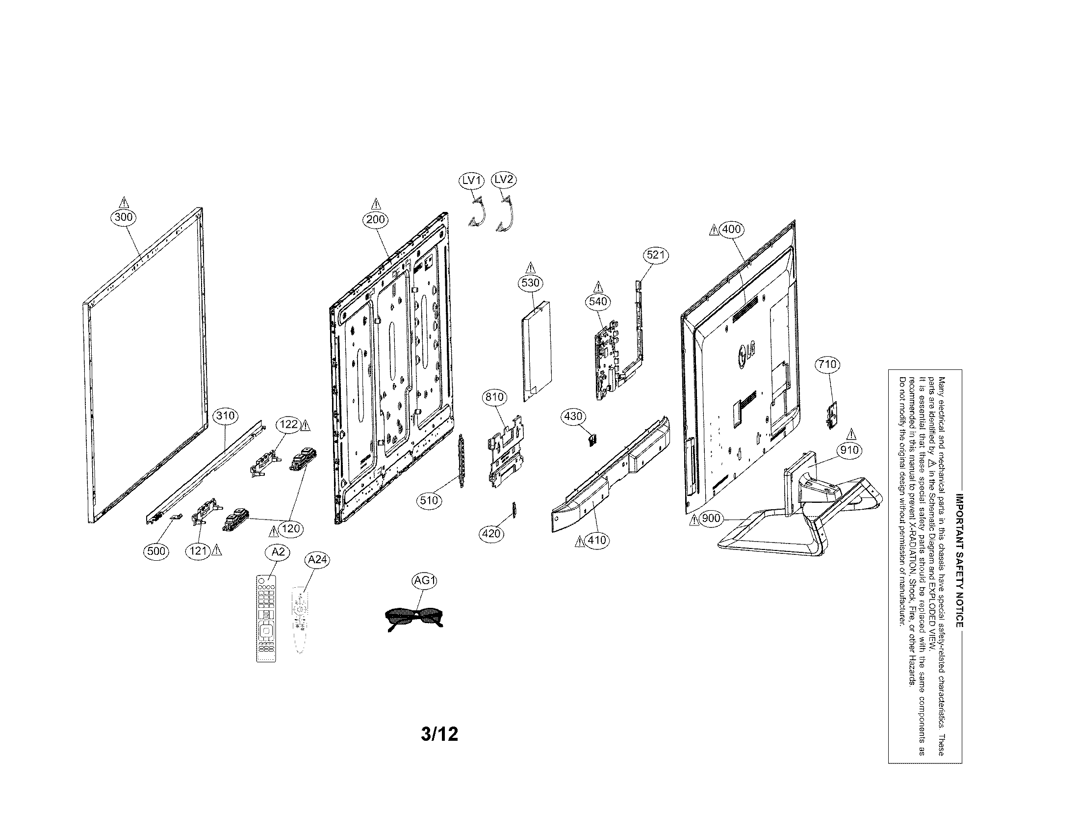 Exploded view parts