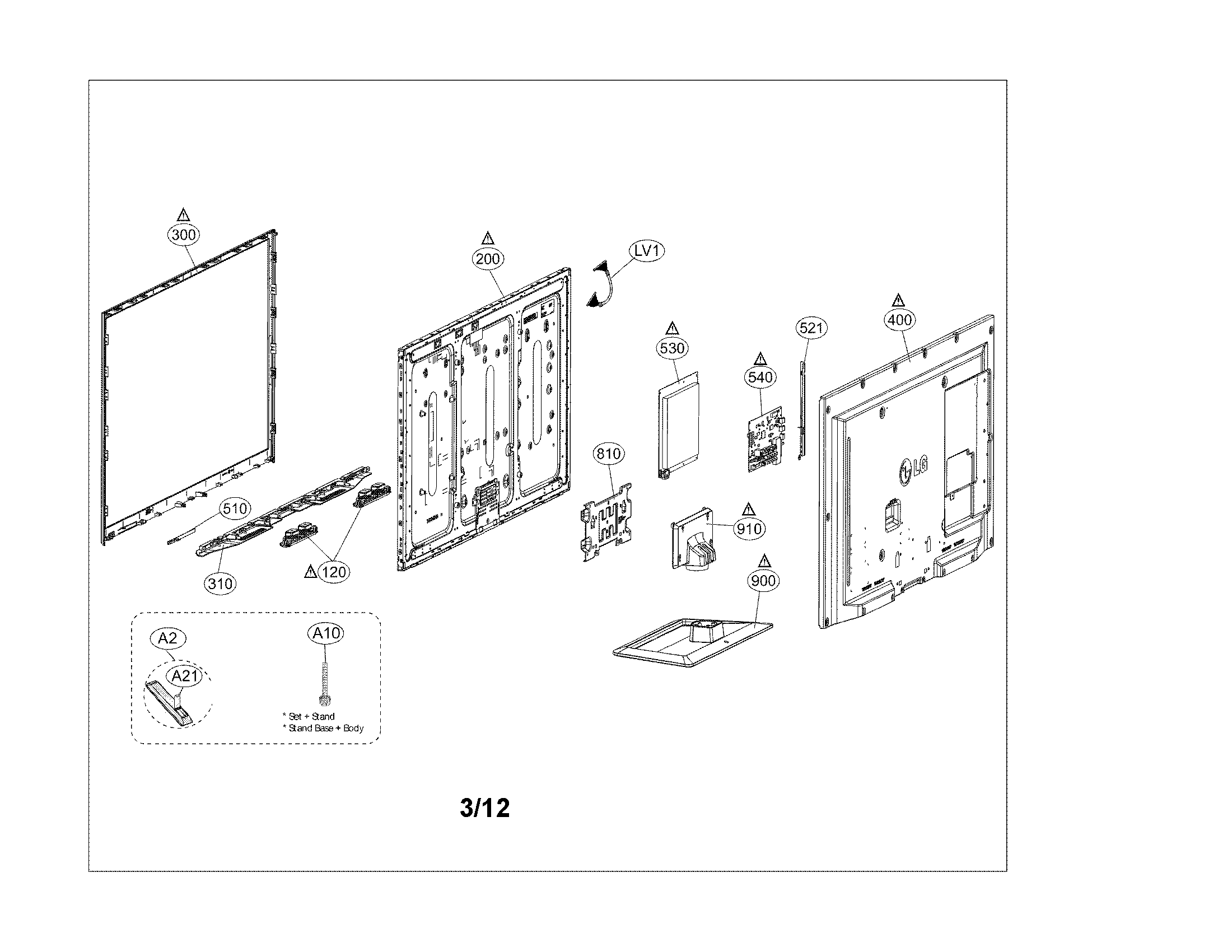 Exploded view parts