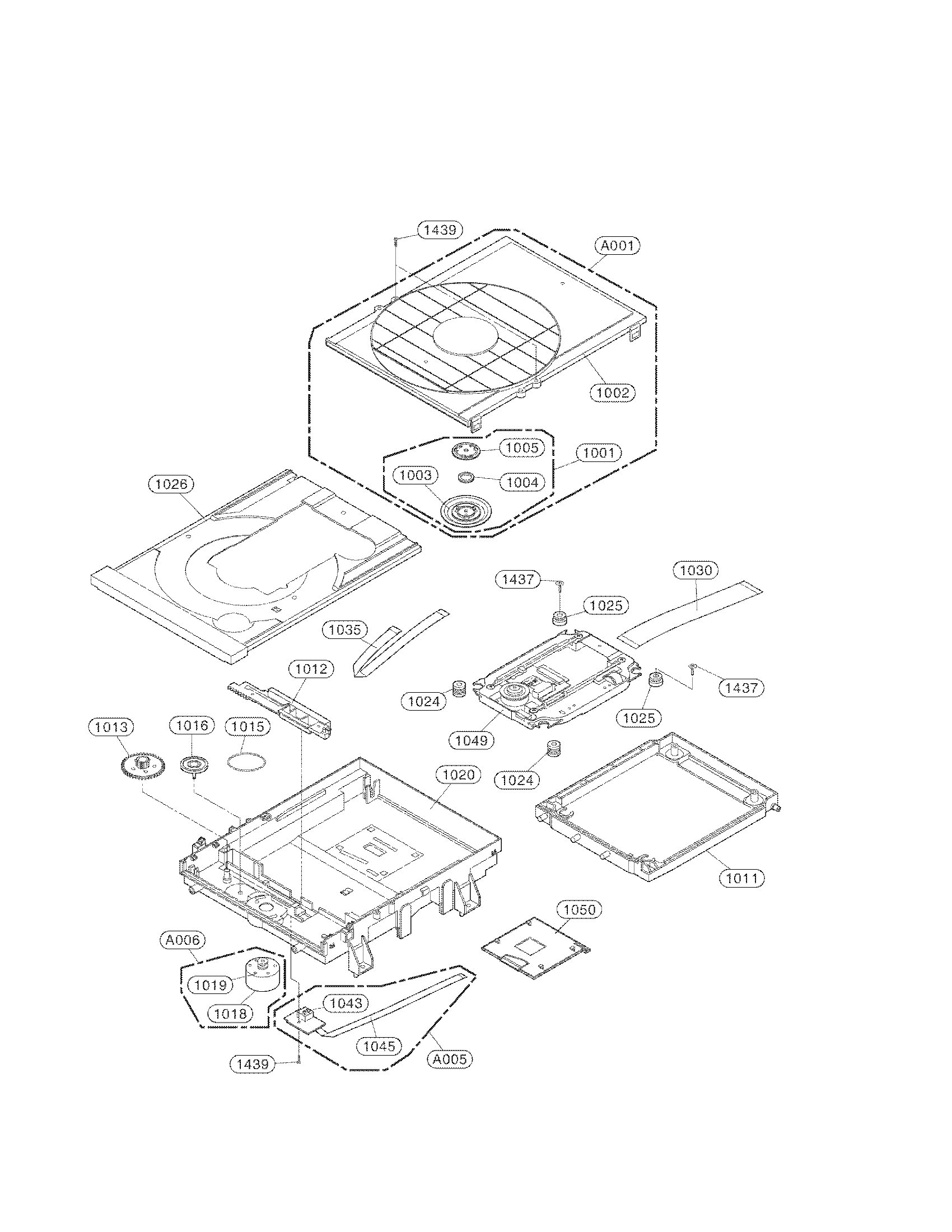 Deck mechanism parts