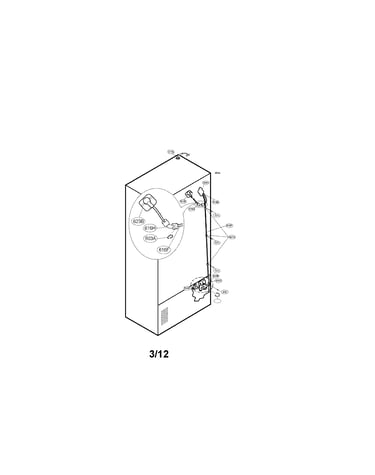 Valve and water tube parts