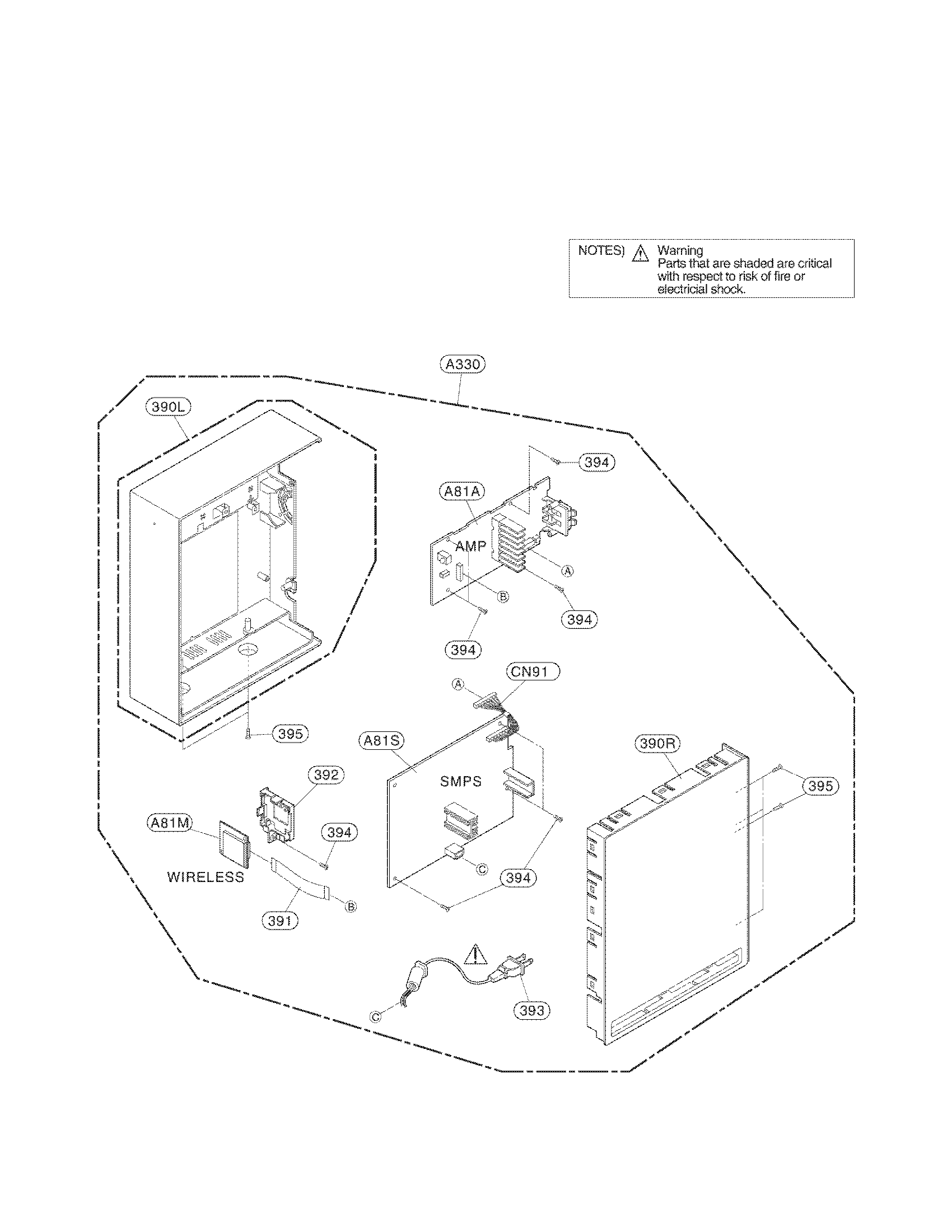 Wireless receiver parts