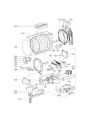 Drum and motor assembly parts
