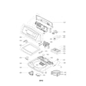 LG WT5070CW/00 top cover assembly parts diagram