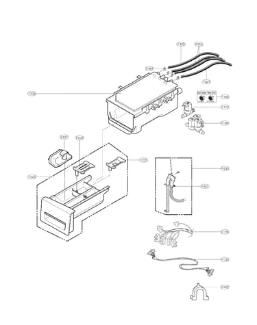 Dispenser assembly parts