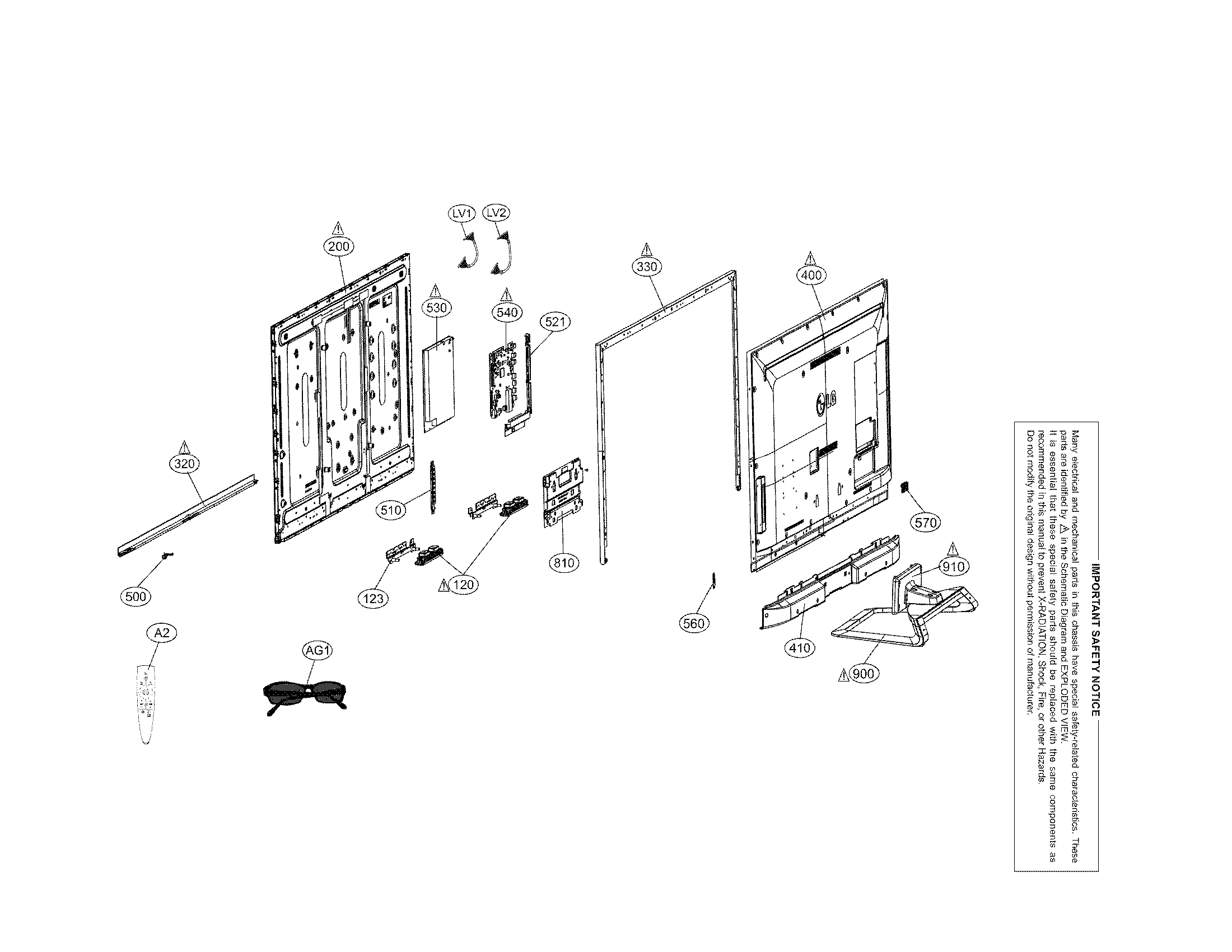 Exploded view parts
