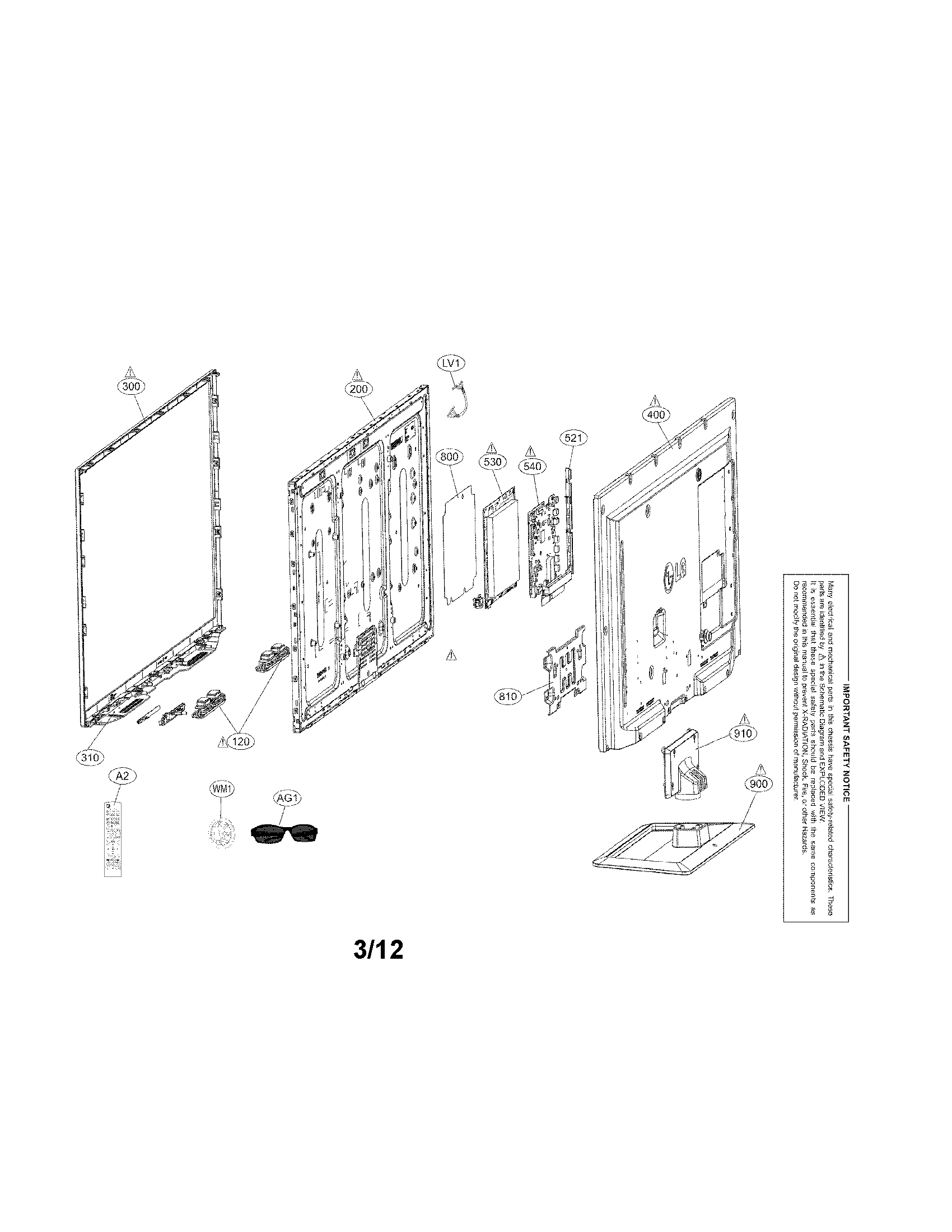 Exploded view parts