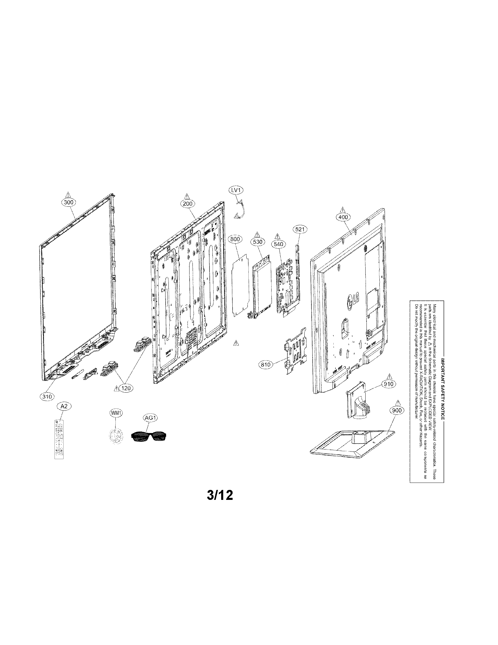 Exploded view parts