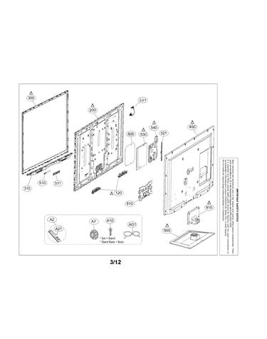 Exploded view parts