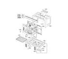 LG LMV1683ST/00 oven cavity parats diagram