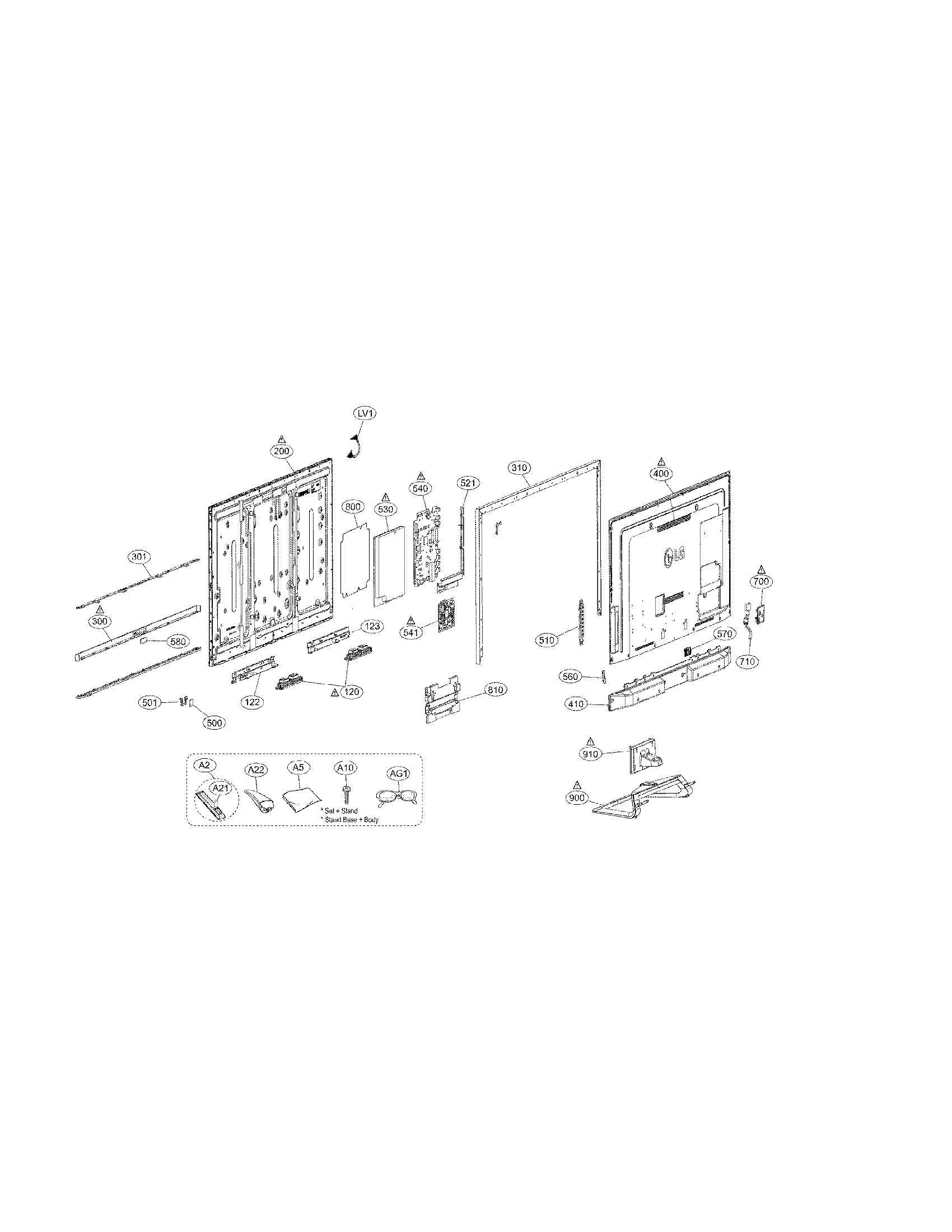 Exploded view part